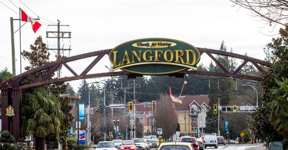 welcome to langford sign